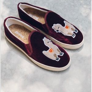 Soludos Velvet Llama Sneaker